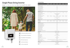 JUSTSOLAR single phase string inverter插图