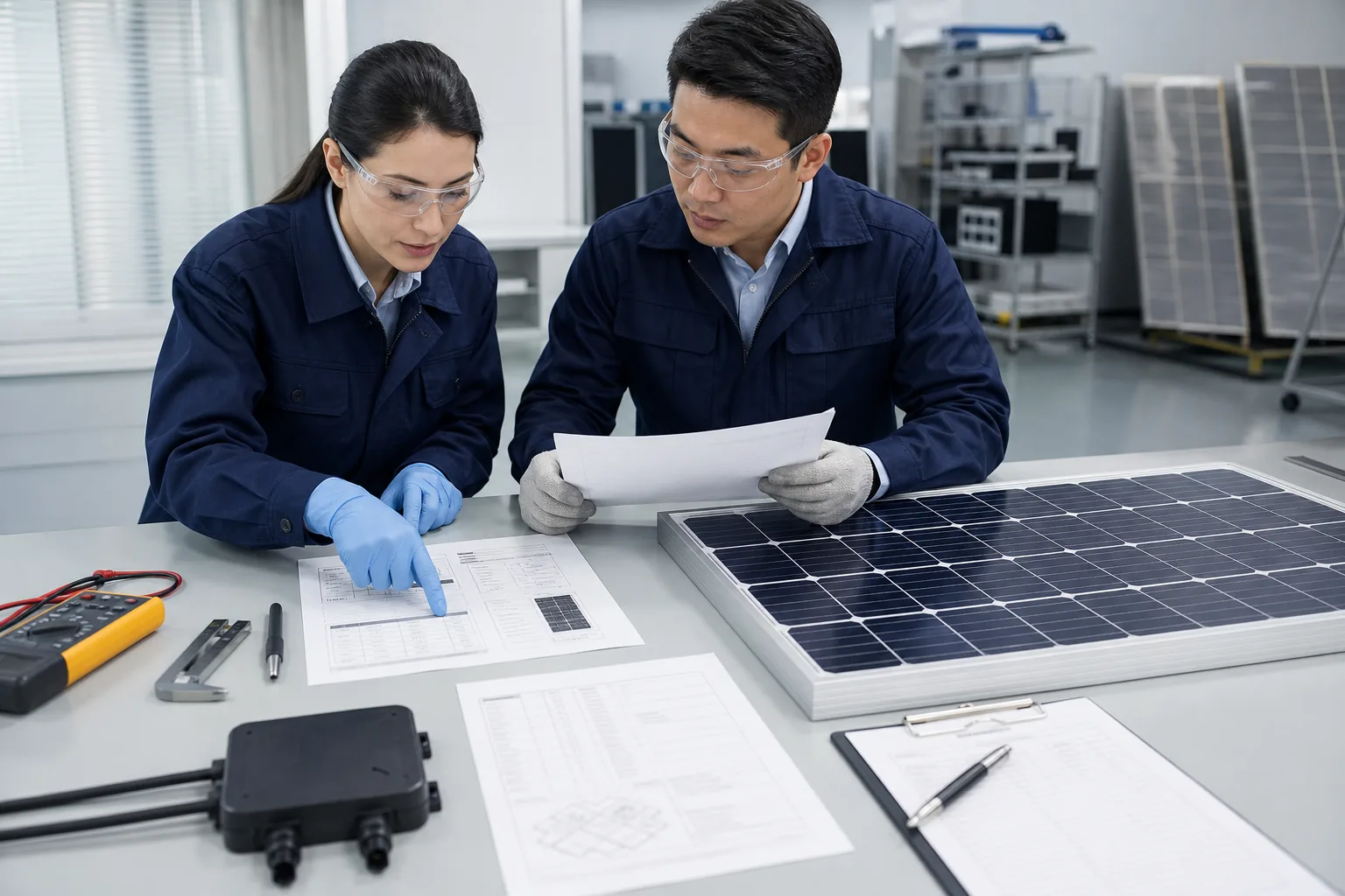 Illustrative solar procurement and document review